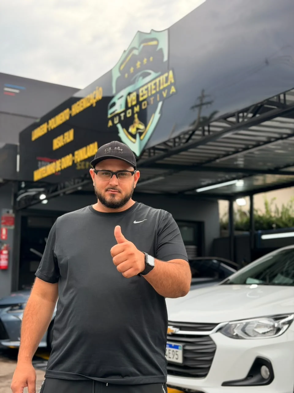 Alexandre, Proprietário da V8 Estética Automotiva