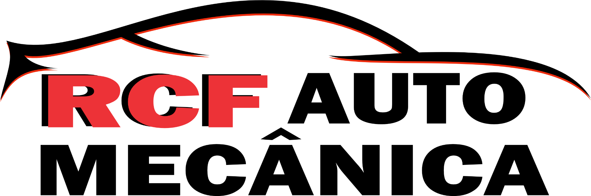 Logo da RCF Mecânica e Lava Rápido